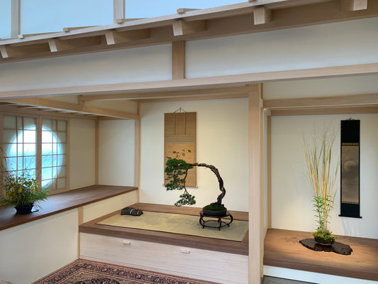 Traditionele Tokonoma made for Ginkgo Bonsai Centre